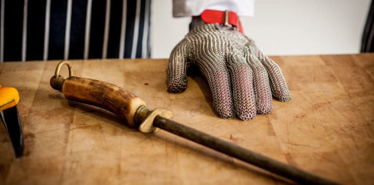 book butchery course in Cornwall at Etherington's