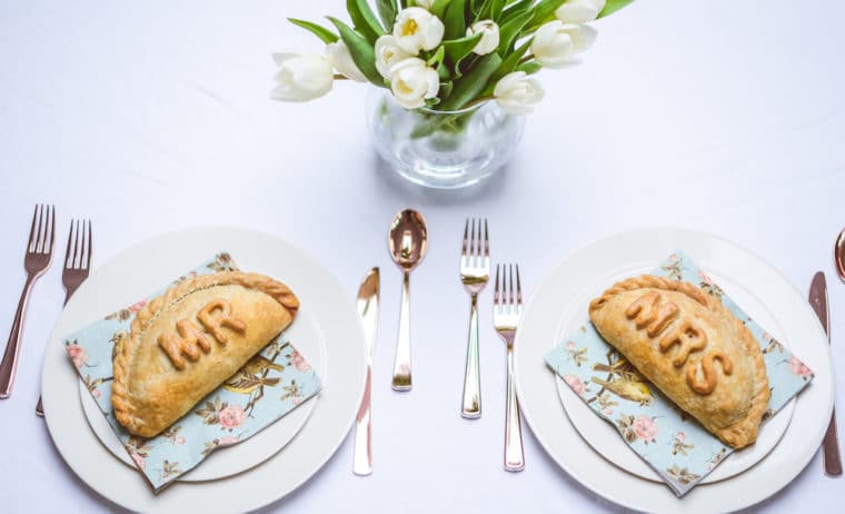 Cornish pasties for weddings and parties
